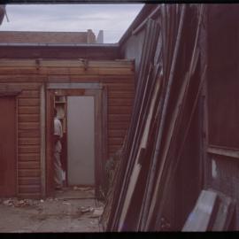 Forsyth's Pharmacy rear extension, c. 1964