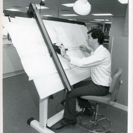 Draughting machine, 1985