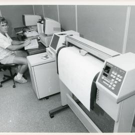 Engineer Ray Hallgarth, 1985