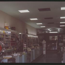 Interior of Forsyth's Pharmacy, c. 1964
