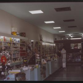 Interior of Forsyth's Pharmacy, c. 1964