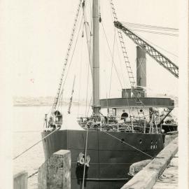 The Uki at the jetty, c. 1930