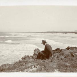 Resting at Boambee Beach, 1930