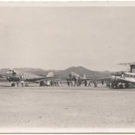 Butler Airways and Ansett DC3 planes, c. 1940s