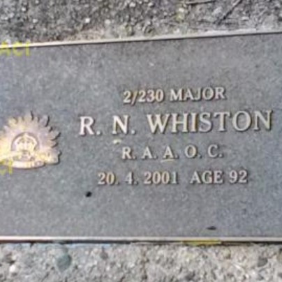 Robert Norton Whiston