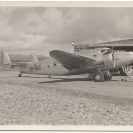 Lockheed Lodestar at Coffs Harbour Aerodrome, 7 March 1949