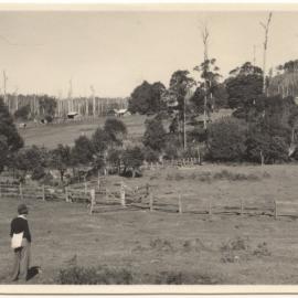 Bill McDonald at Otley, Karangi, c. 1940s