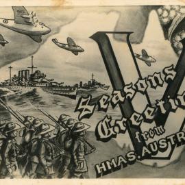 World War 2 postcard, 1941
