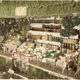 The 32nd Jubilee Agricultural show produce display, August 1951