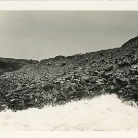 Edge of the southern breakwall, 1930