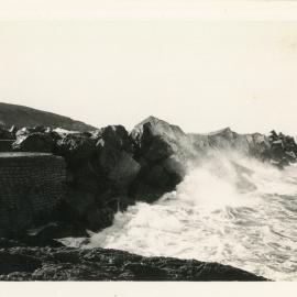 Eastern wall of the breakwater, 1930s