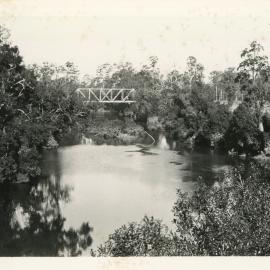 Railway bridge over the Orara River, 1930