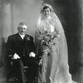 Wedding of Captain James Colvin and Frances Cox, August 1914