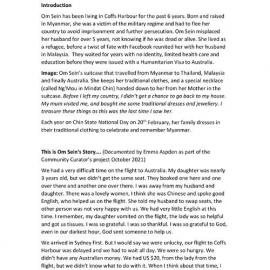 Om Sein's Story