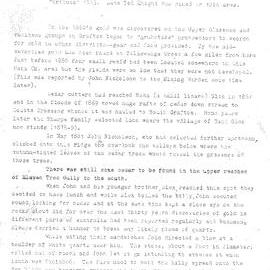 Notes of an excursion to the Nana Creek gold fields by the Coffs Harbour and District Historical Society