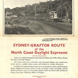 Sydney-Grafton Route of the North Coast Daylight Express