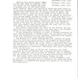 Summary of significant events in Coffs Harbour's history