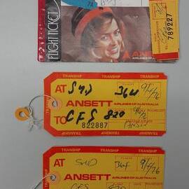 Airline Ticket and Luggage Tags, 1976