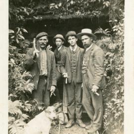 Inspecting the "Record Reign" Mine, 1915 - 1917