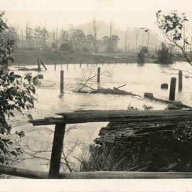 Wongiwomble Creek in flood, c.1930