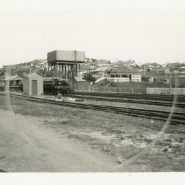 The railway with water tank, 1936