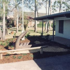 The anchor in place at the original Regional Museum, 6 October 1994