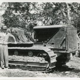 Logging tractor, 1936