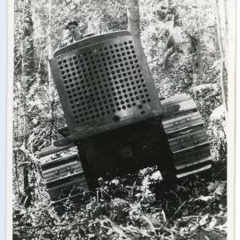 Diesel fifty logging tractor, 1936