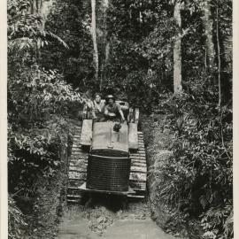 Diesel fifty logging tractor, 1936