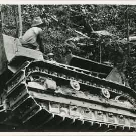 A diesel fifty logging tractor, 1936
