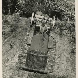  A Caterpillar diesel fifty logging tractor, 1936
