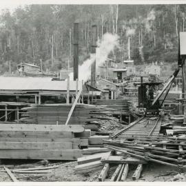 Briggsvale sawmill, 29 September 1936