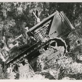 Caterpillar diesel fifty logging tractor, 1936