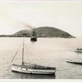 Boats in the harbour, 1936