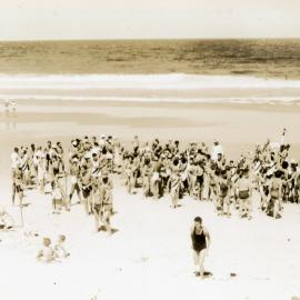 Surf life-savers stand by