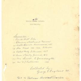 William Edward Bayldon. Pioneer. 1864.