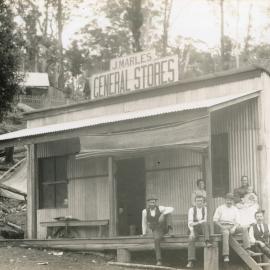 J. Marles' general stores at the Bucca Creek gold field, 1898