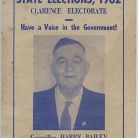 Clarence Electorate Australian Labor Party Handbill, 1962