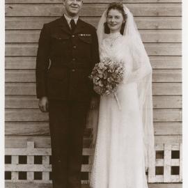 The wedding of Douglas McMillan and Ruthetta Maston, 29 June 1946