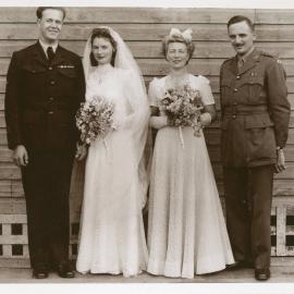 Douglas and Ruthetta McMillan with F Watson and Ronald Maston, 29 June 1946