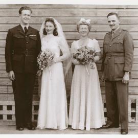 Douglas and Ruthetta McMillan with F Watson and Ronald Maston, 29 June 1946