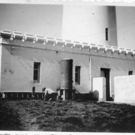 An annexe at the base of the South Solitary Island lighthouse, 1951