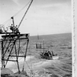 South Solitary Island jetty and transfer system, 1951