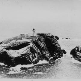South Solitary Island lighthouse, early 1950s