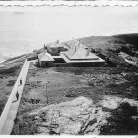 Walled walkway on South Solitary Island, 1951