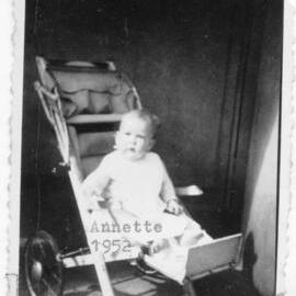 Annette Chappelow on South Solitary Island, 1952