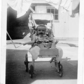Linda Hobman on South Solitary Island, 1953