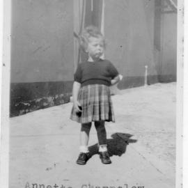 Annette Chappelow on South Solitary Island, 1953