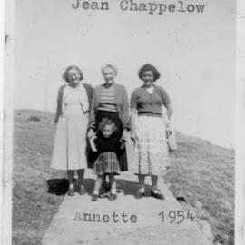 Wives of the South Solitary Island lightkeepers, 1954
