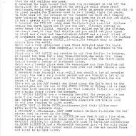 Recollections of Mrs Eileen Willett 